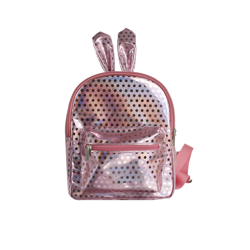 2020 New trend Pink Waterproof PU Girl Travel Backpack 