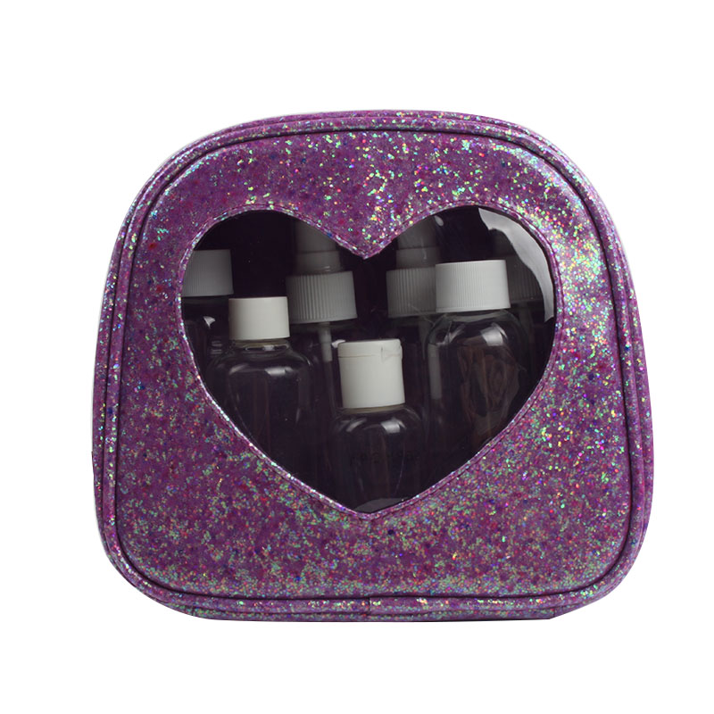 Mini Cosmetic Bags Lovely Girl Heart Shaped Makeup Bags