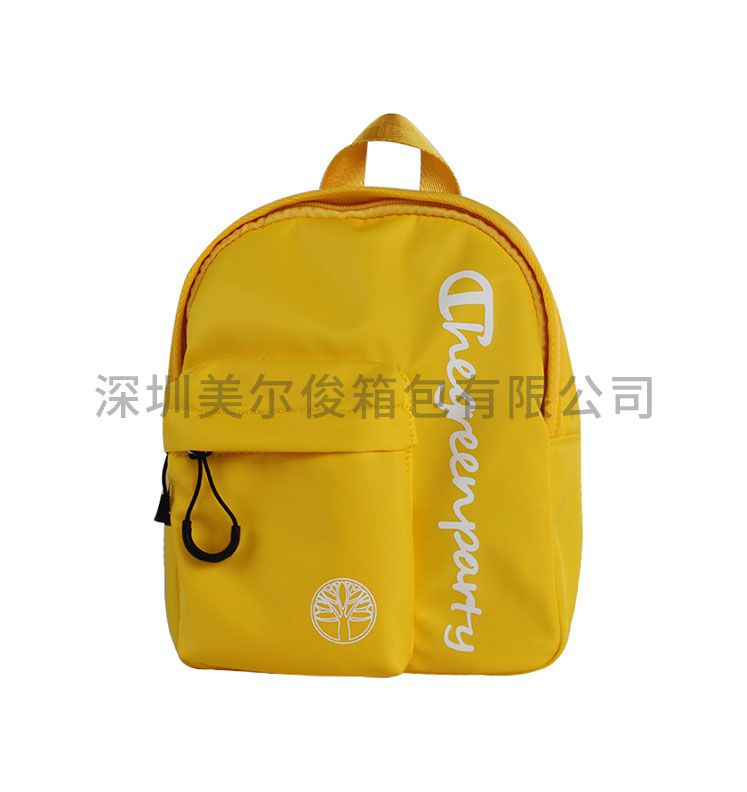 High quality canvas costom color kids school bag fashion backpack
