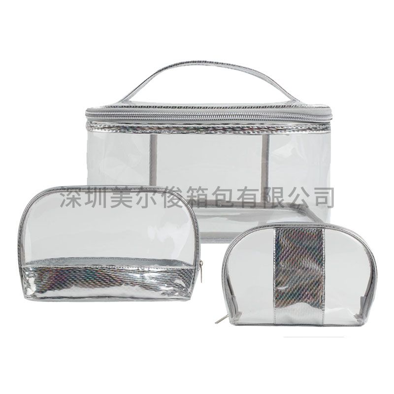 Portable and durable Transparent PVC Ladies makeup set