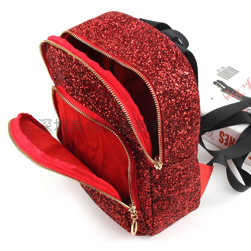 New Design Kids Fancy Primary School Bag High Quanlity Glitter Backpack