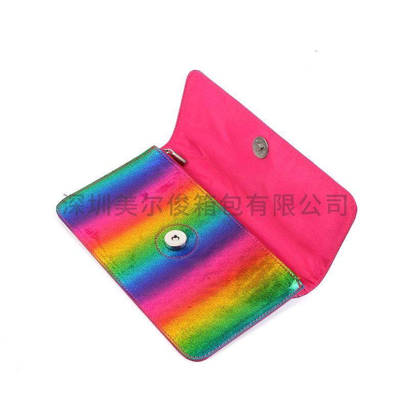 2020 New Trend GIrl Makeup Bags Iridescence Design Small Mobile Phone Bag High Quality Hasp Cosmetic Pouches