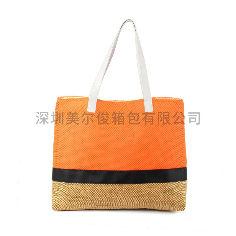 Large Capacity Foldable Polyester Mesh Beach Bag