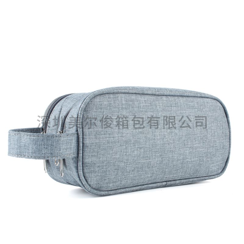 Grey Oxford Men Toiletry Bag Fashion Portable Trave Wash Bag