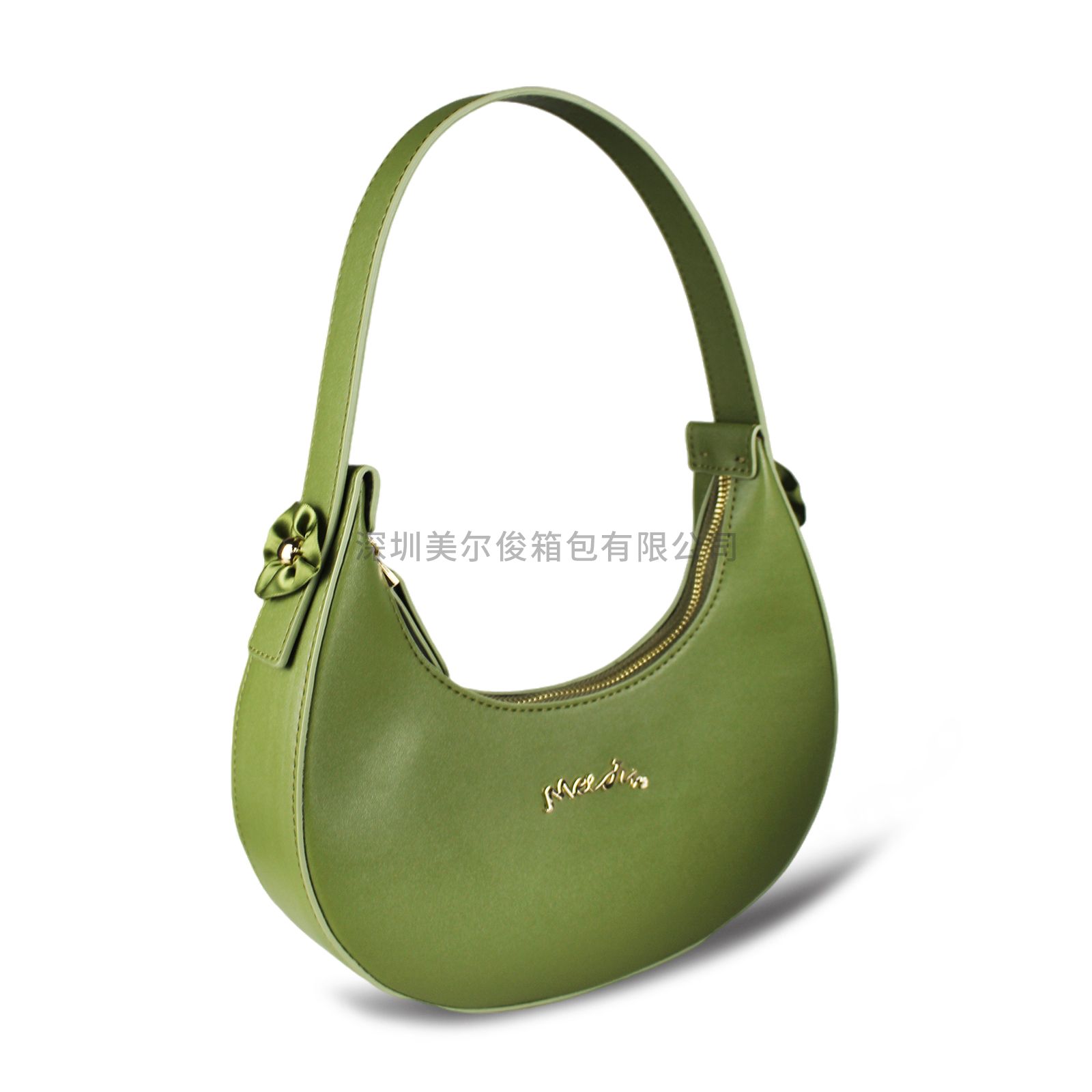 Modern simple fashion niche trend every hand bill of lading shoulder light luxury high-end PU women's bag