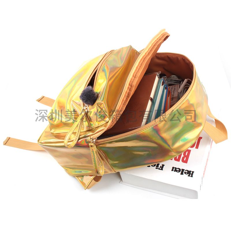 Multifunctional Teenager backpack  High Quanlity  PU Clothes Bag