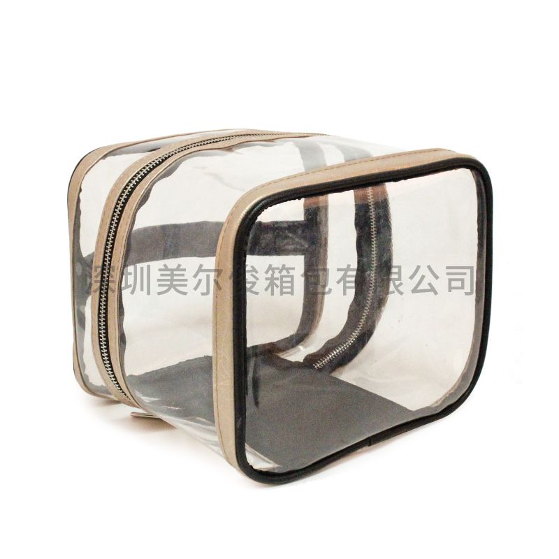 2020 Value - value cosmetic bag 4 - piece set Waterproof PVC Women Travel Makeup Cases Small Bag insert