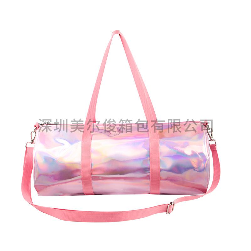 2020 New Fashion Cutey Candy Color Gym Bag High Quality Pink Jelly Travel Bag Waterproof Sports Bag