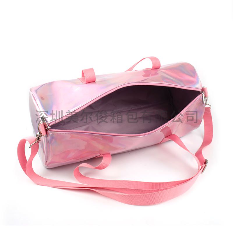 2020 New Fashion Cutey Candy Color Gym Bag High Quality Pink Jelly Travel Bag Waterproof Sports Bag